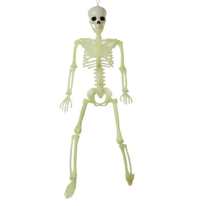 Decoración para Halloween Esqueleto 82 cm Blanco