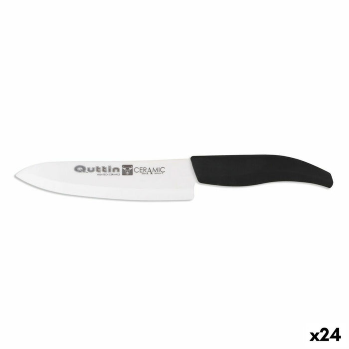 Coltello da chef Quttin   Ceramica Nero 15 cm 1,8 mm (24 Unità)