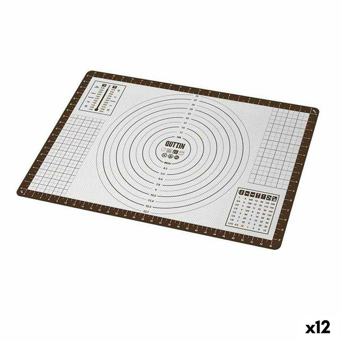 Tapete para hornear Quttin Silicona 40 x 60 cm (12 Unidades)