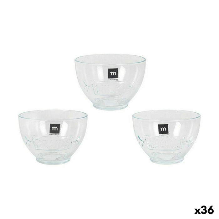 Salad Bowl La Mediterránea Megan 680 ml 13 x 13 x 9 cm 13 x 9 cm (36 Units)