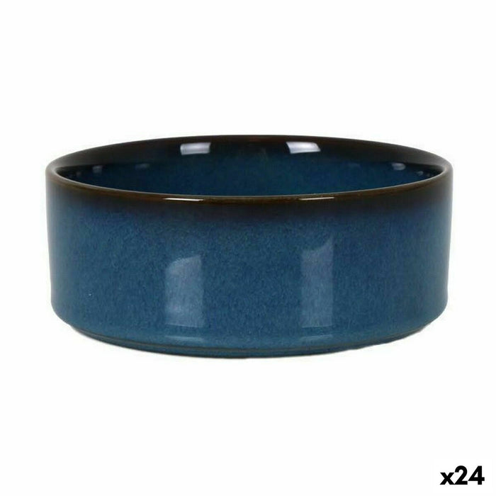Ensemble à apértif La Mediterránea Chester Bleu 10 x 10 x 4 cm (24 Unités)