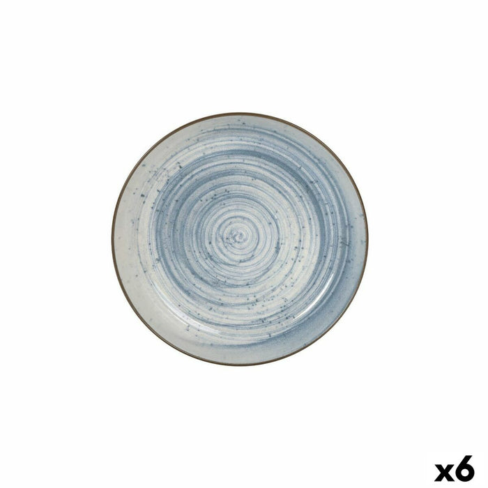 Serving Platter La Mediterránea Swirl Ø 23 x 4,9 cm (6 Units)