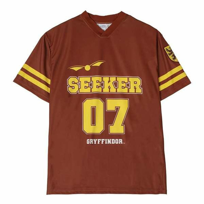 Camiseta de Manga Corta Hombre Harry Potter Gryffindor  Rojo Oscuro