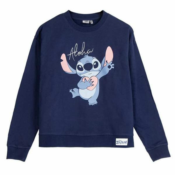 Women’s Sweatshirt without Hood Stitch Dark blue S
