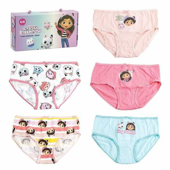 Pack of Girls Knickers Gabby's Dollhouse Multicolour