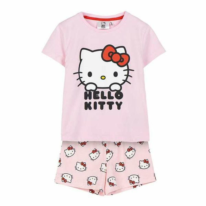 Pijama Infantil Hello Kitty Rosa