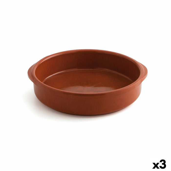 Saucepan Raimundo Barro Profesional Brown Ceramic Ø 32 cm (3 Units)