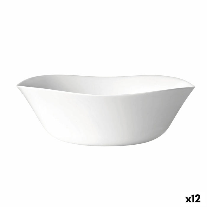 Saladier Bormioli Rocco Parma Blanc verre (24 cm) (12 Unités)