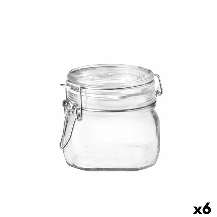 Glass Jar Bormioli Rocco Fido Transparent (6 Units)