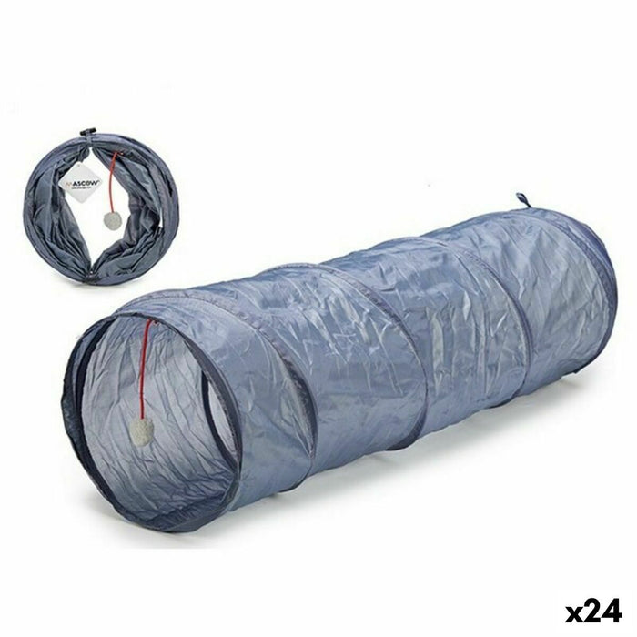 Collapsible Pet Tunnel Mascow 90 x 25 x 25 cm (24 Units)