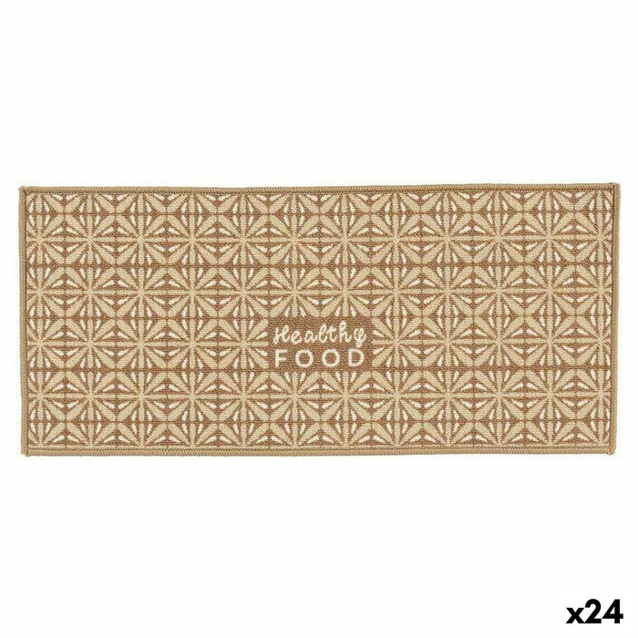 Alfombra Kinvara Healthy Food Beige 90 x 40 cm (24 Unidades)