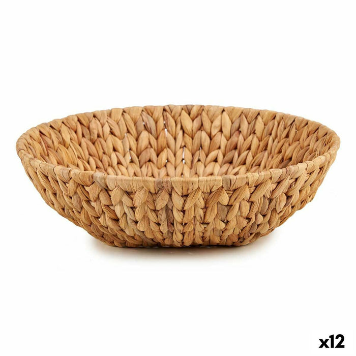 Centro de Mesa Gift Decor SF29097S SF29097S Marrón Metal Jacinto de agua 34 x 9 x 34 cm (12 Unidades)