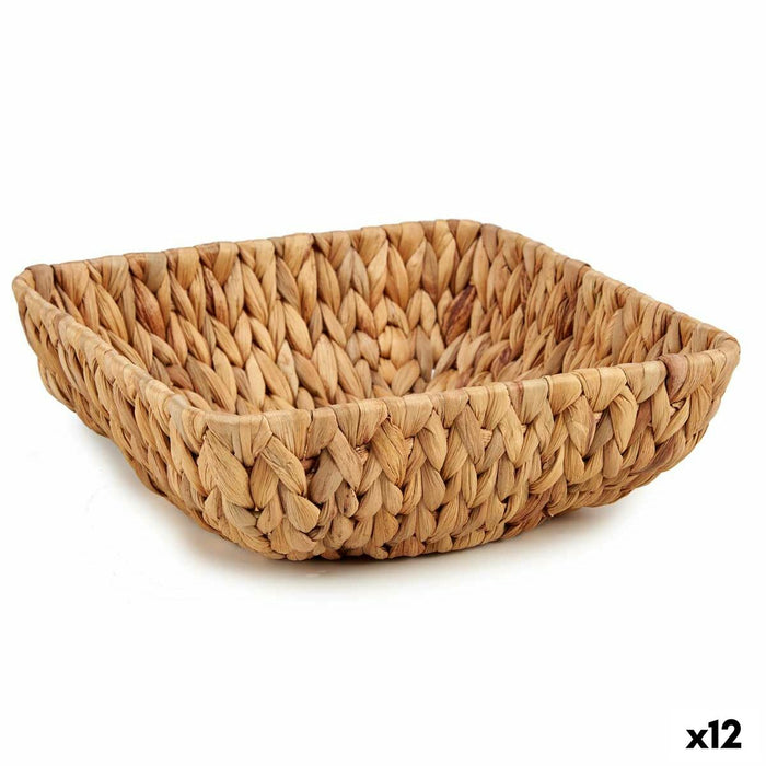 Centro de Mesa Gift Decor SF18039 SF18039 Marrón Metal Jacinto de agua 26 x 8 x 26 cm 25,8 x 8 x 25,8 cm (12 Unidades)