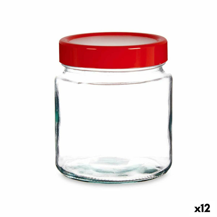 Bote Vivalto 228-4 Rojo Transparente 1 L (12 Unidades)