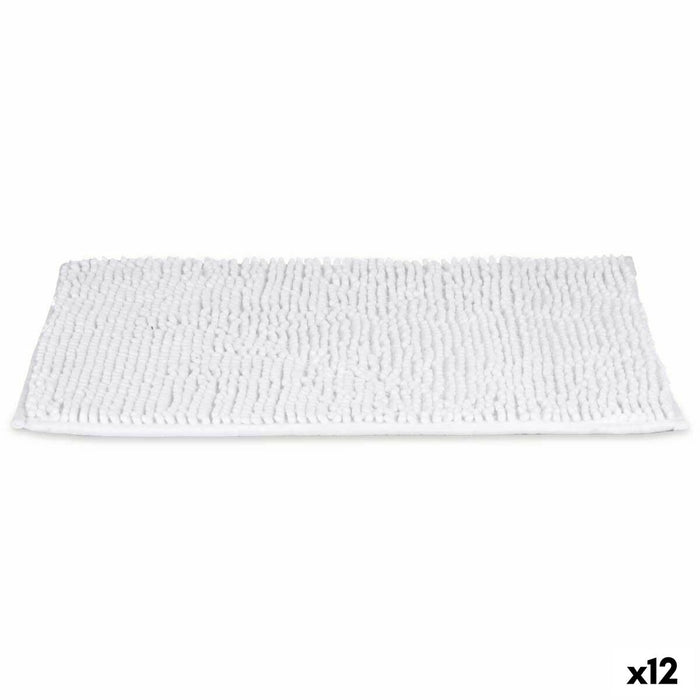 Alfombra de baño Berilo WH/1 Blanco 40 x 60 cm 59 x 40 x 2,5 cm (12 Unidades)