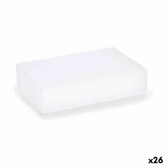 Esponjas 10 x 6.5 x 2.5 cm Borrador (26 Unidades)