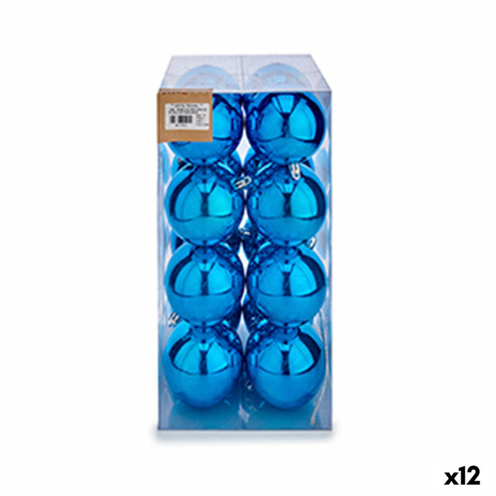 Set de Bolas de Navidad Krist+ Azul Plástico (12 Unidades)