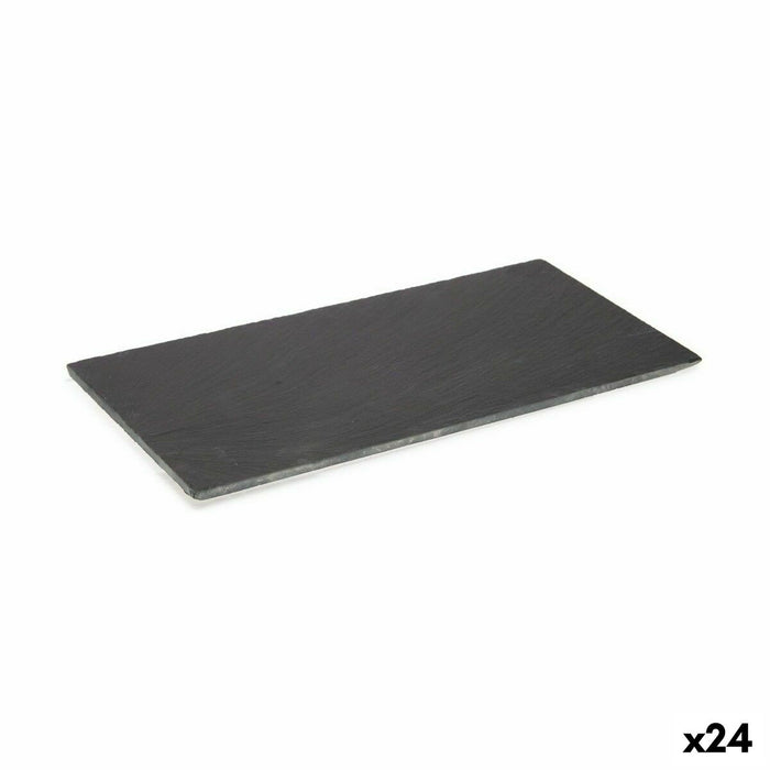 Bandeja de Aperitivos Kinvara SJ1530 Negro 30 x 0,651 x 15 cm (24 Unidades)