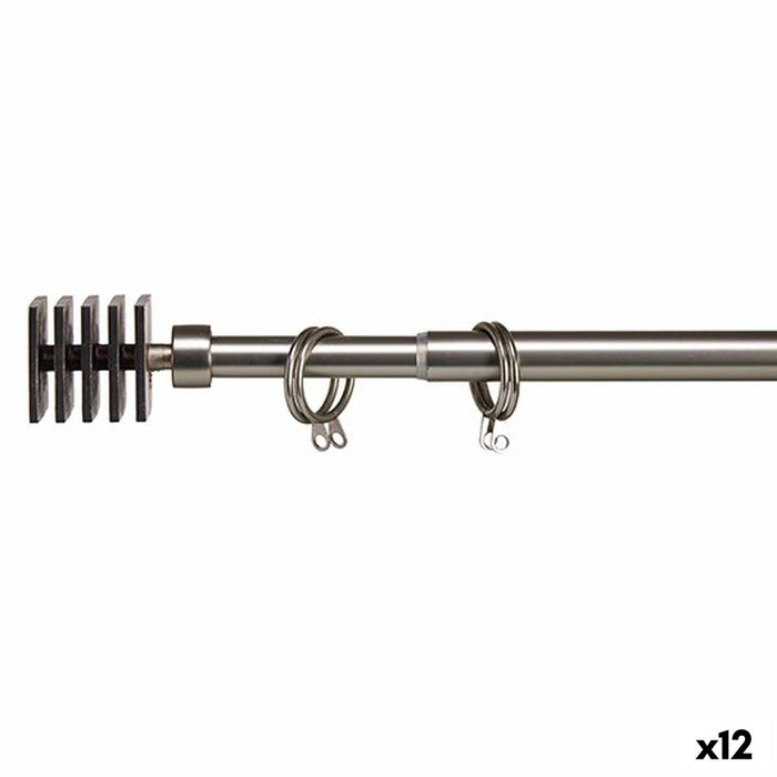 Curtain Bar Gift Decor Extendable Squared (12 Units)