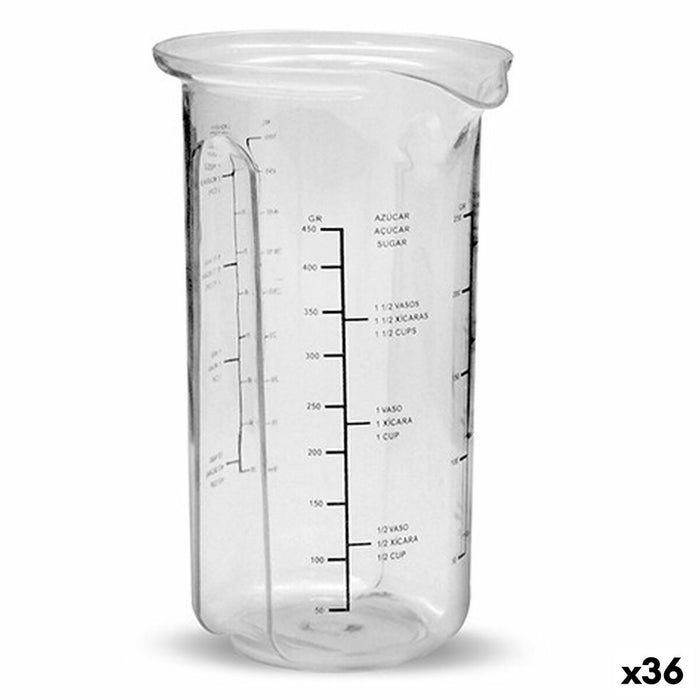 Measuring beaker polystyrene Plastic (36 Units)