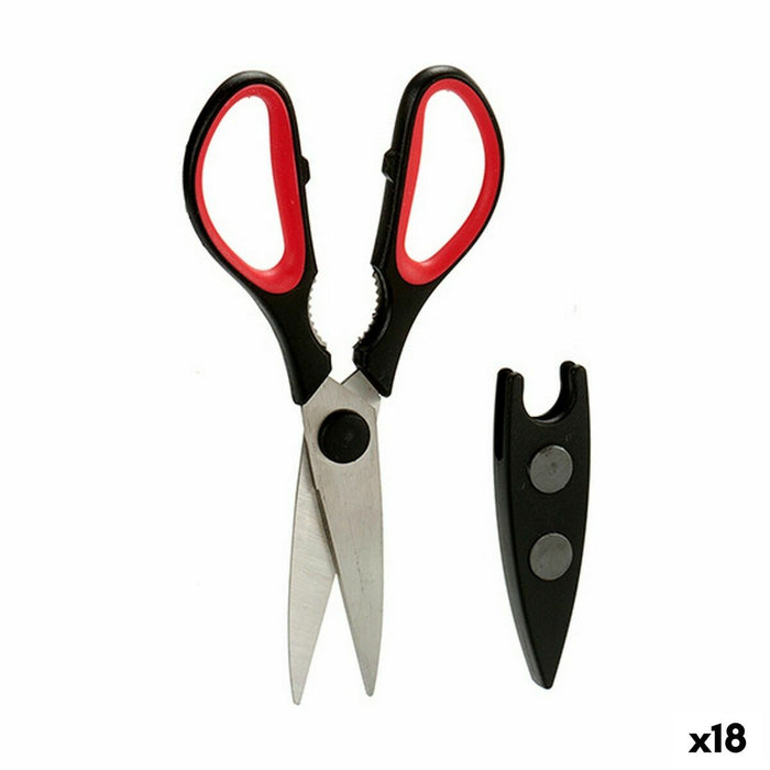 Forbicine Kinvara 41896 Nero Rosso Acciaio Caucciù polipropilene 21 x 8 x 1 cm Cucina (18 Unità)