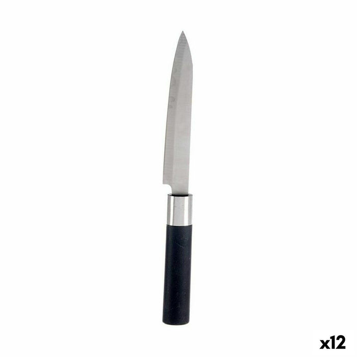 Cuchillo de Cocina Kinvara KT11-5603-05 Negro Plateado Acero Inoxidable Plástico 3 x 23,5 x 2 cm (12 Unidades)