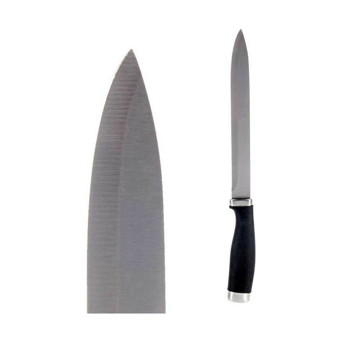 Cuchillo de Cocina Kinvara KT11-5603-03 Negro Plateado Acero Inoxidable Plástico 3,5 x 33 x 2 cm (12 Unidades)