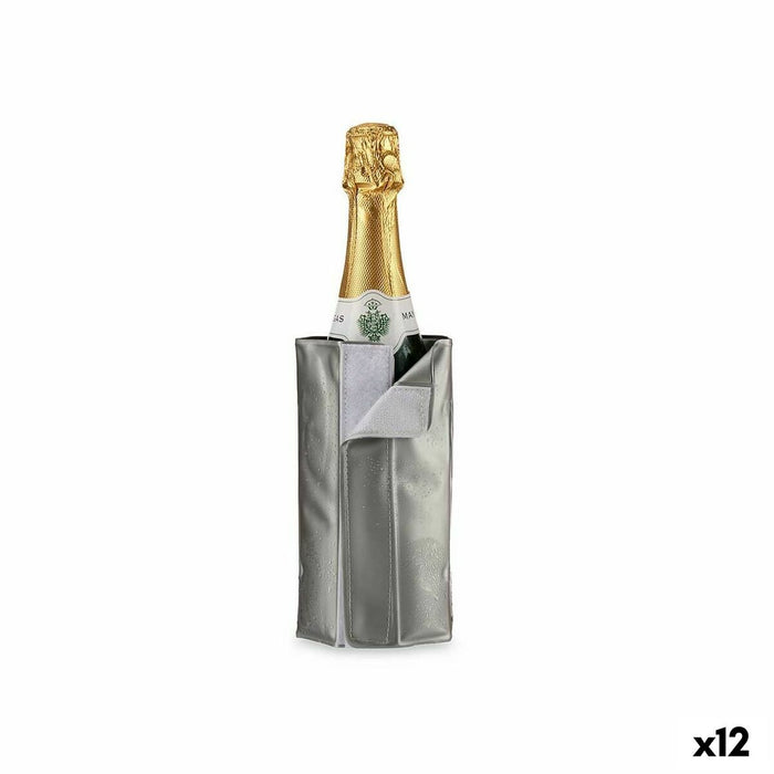 Bottle Cooler Kinvara 55027 Grey PVC 18,5 x 2,5 x 8,5 cm (12 Units)