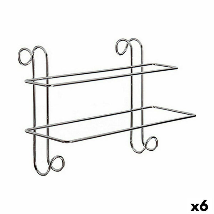 Bar towel rail W4294 Silver Metal 14 x 20 x 39 cm (6 Units)