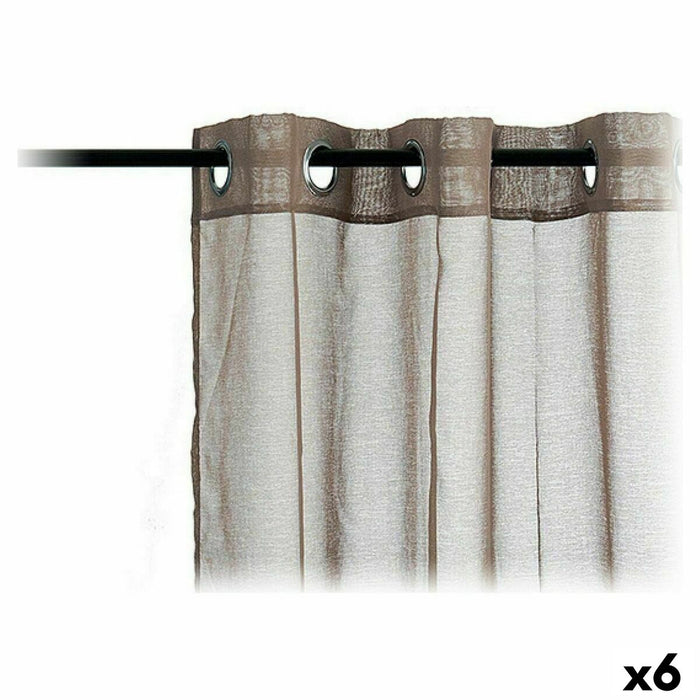 Cortinas Gift Decor Marrón 140 x 260 cm 27 x 43 x 2 cm