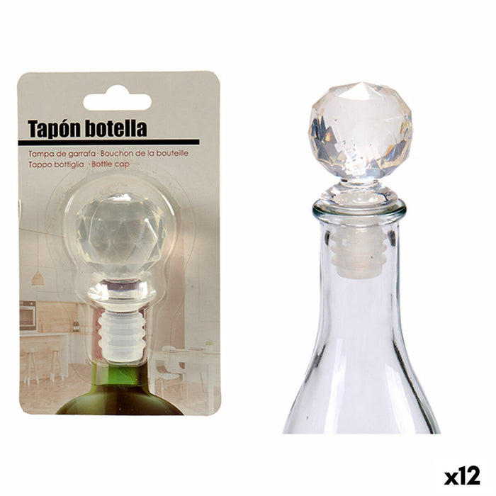 Airtight bottle cap Kinvara 25011 Transparent 3,5 x 14,5 x 8,5 cm Ball (12 Units)