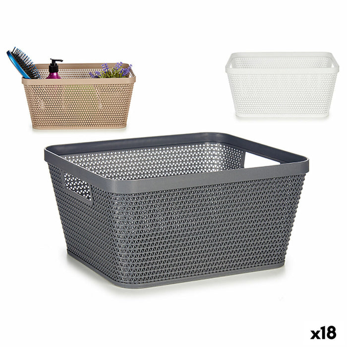 Cesta Multiusos Kipit 4720 Plástico 5 L 29,5 x 13 x 23 cm (18 Unidades)