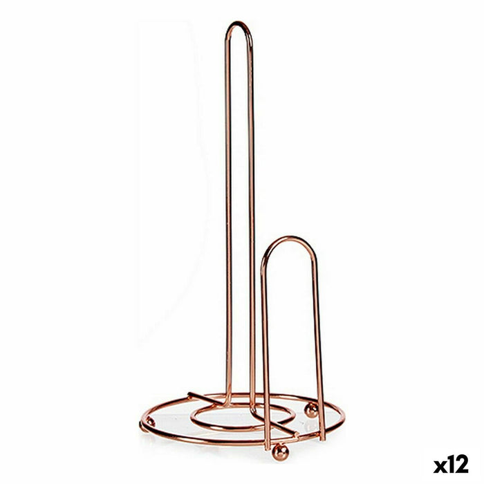 Portarrollos de Cocina Kinvara CN-W3803 Cobre Acero 15,5 x 32 x 16 cm (12 Unidades)