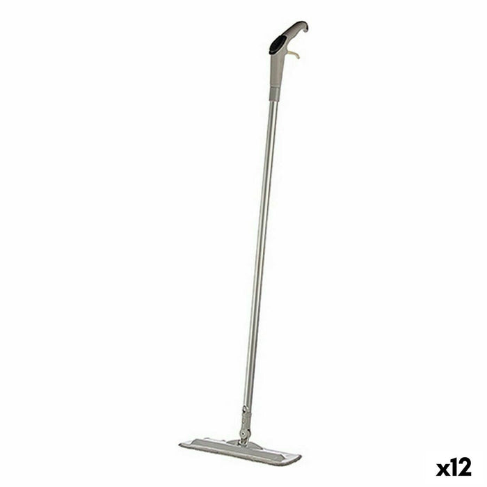 Mopa Triple con Pulverizador Kipit HW225 Acero Inoxidable Plástico 14 x 40 x 128 cm (12 Unidades)