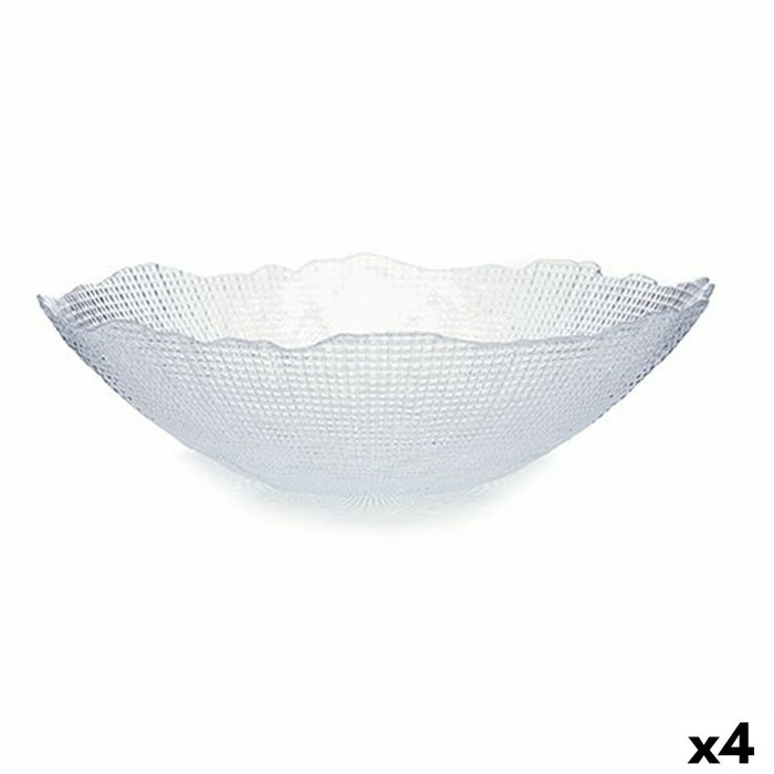 Saladier Vivalto Infinity Transparent Verre 31 x 8,3 x 31 cm (4 Unités)
