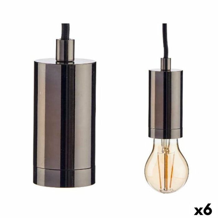 Lámpara de Techo Gift Decor Negro 60 W (6 Unidades)