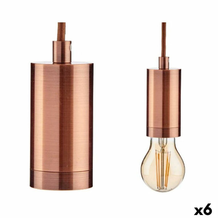 Lámpara de Techo Gift Decor Bronce 60 W (6 Unidades)