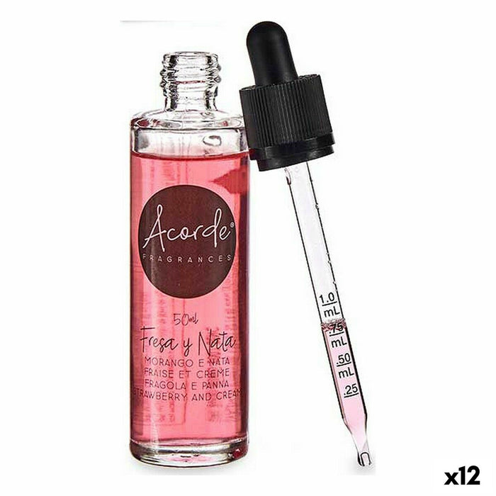 Esencia Hidrosoluble Acorde Fresa Nata 50 ml (12 Unidades)