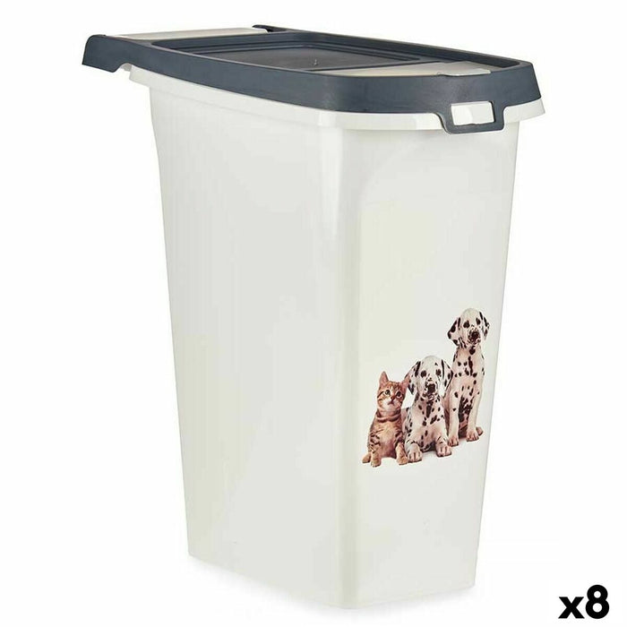 Dispensador Mascow Antracita 10 L Mascotas (8 Unidades)