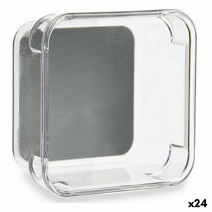 Contenitori per Cassetti Kinvara W623309 Grigio Plastica riciclata 9,3 x 4,5 x 9,3 cm (24 Unità)