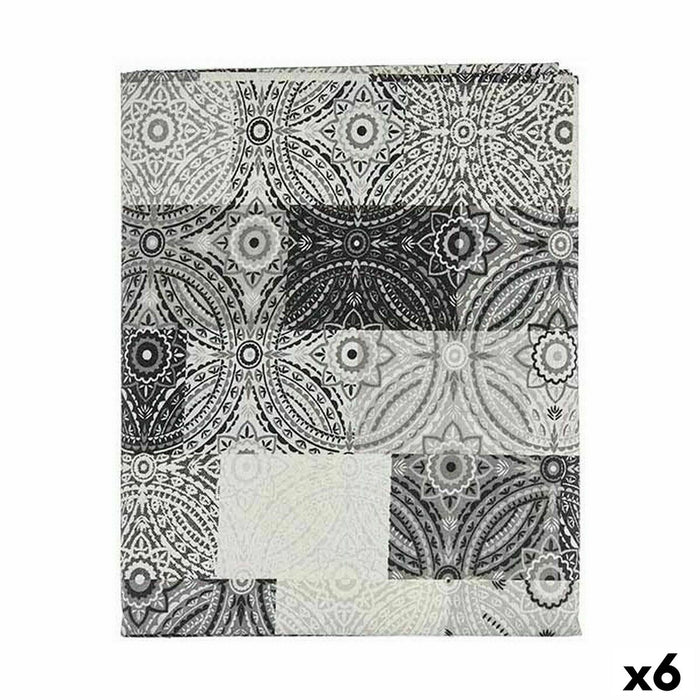 Mantel Kinvara AZULEJO-G Gris Loneta 140 x 180 cm Antimanchas Azulejo (6 Unidades)