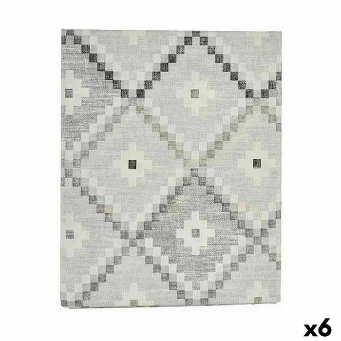 Nappe antitache Kinvara ROMBOS-G Gris toile Antitaches Losanges 140 x 180 cm (6 Unités)