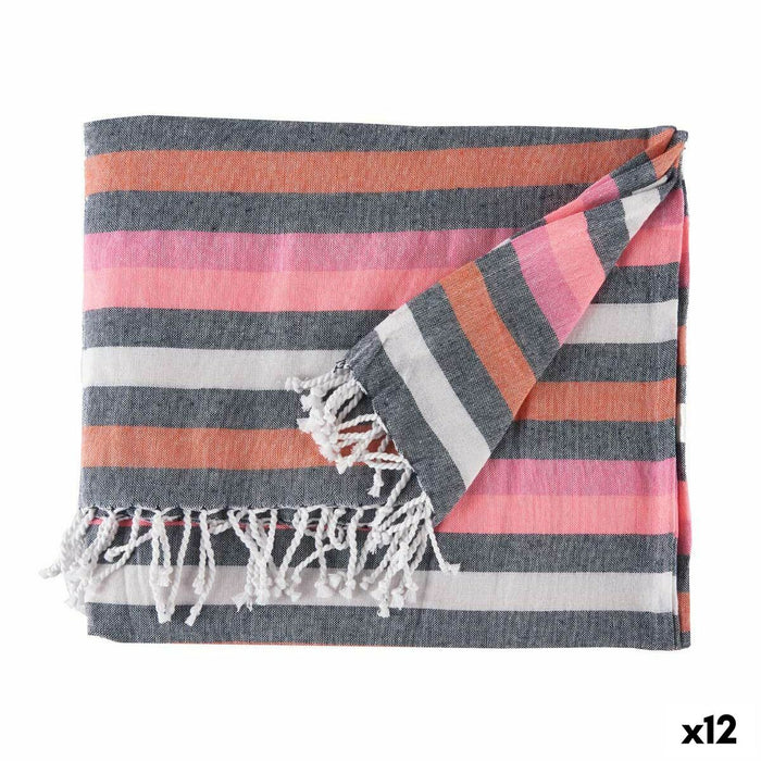 Foulard Multiusos Gift Decor Rosa 160 x 200 cm (12 Unidades)