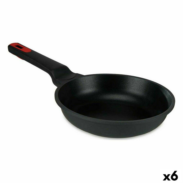 Sartén Kinvara 77776 Negro Aluminio Baquelita Ø 22 cm (6 Unidades)