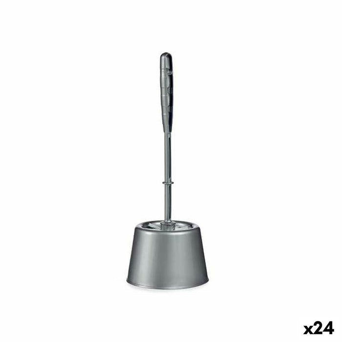 Escobilla para el Baño Berilo UP-154 Plateado Plástico 13 x 36,5 x 13 cm (24 Unidades)