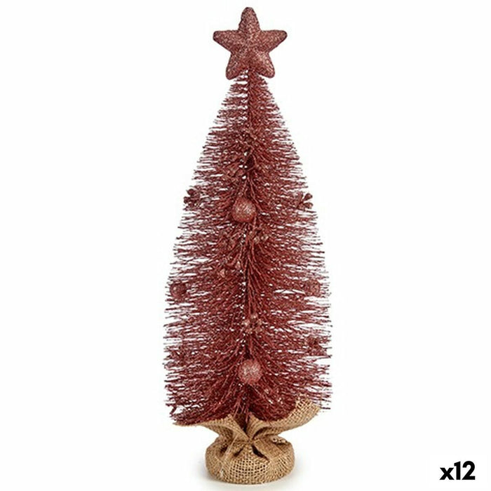 Árbol de Navidad Krist+ Rosa 13 x 41 x 13 cm (12 Unidades)