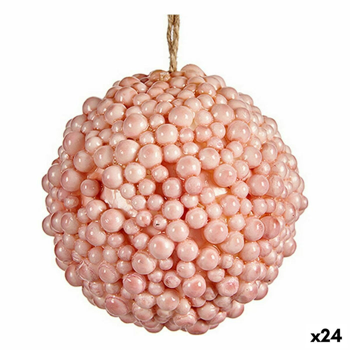 Bola de Navidad Krist+ Rosa Plástico (24 Unidades)