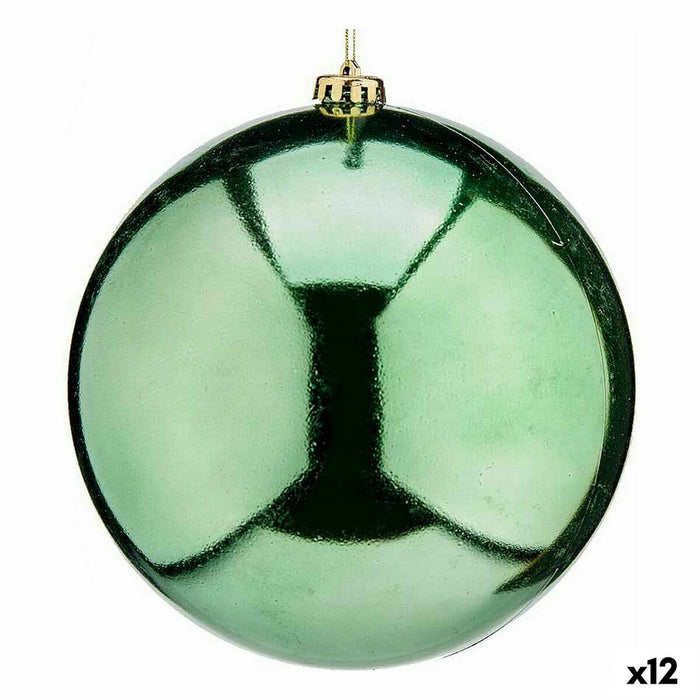 Bola de Navidad Krist+ Verde Plástico (12 Unidades)