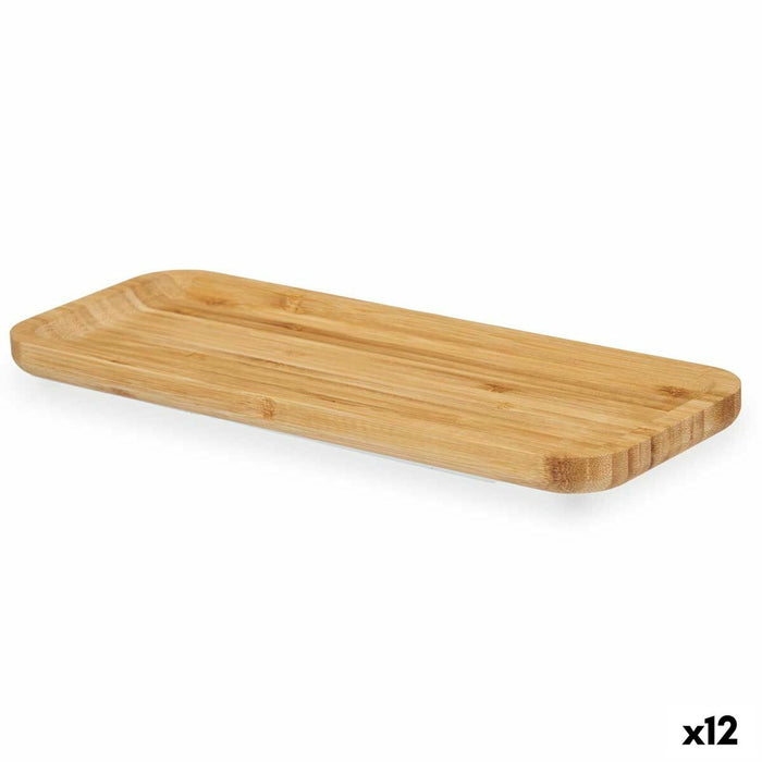Bandeja de Aperitivos Kinvara 90957 Marrón 29,5 x 1,6 x 11,5 cm Aperitivo (12 Unidades)