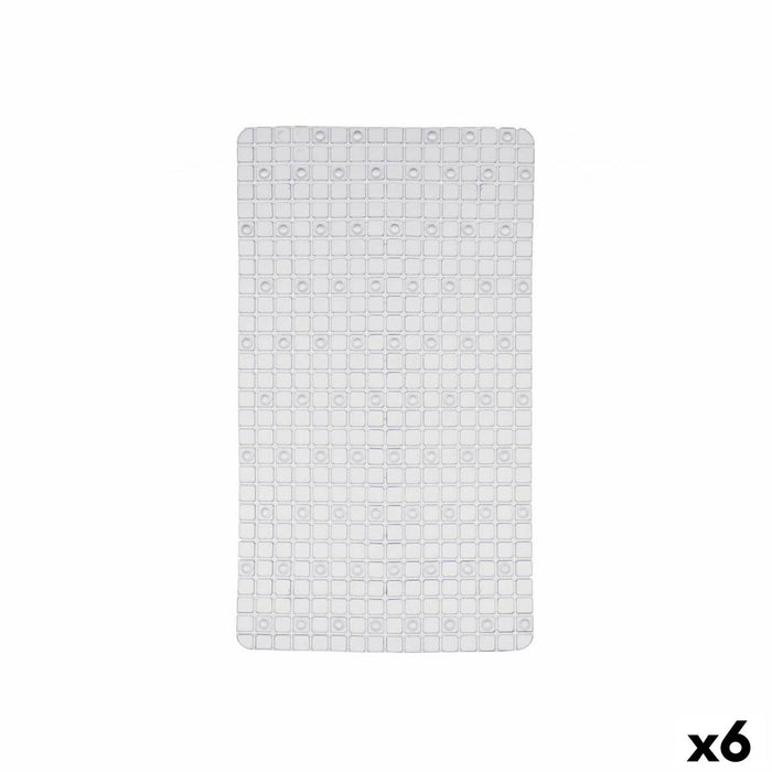 Non-slip Shower Mat Berilo Transparent PVC 6 x 38 x 6 cm 67,7 x 38,5 x 0,7 cm 38,6 x 45 x 6 cm Frames (6 Units)